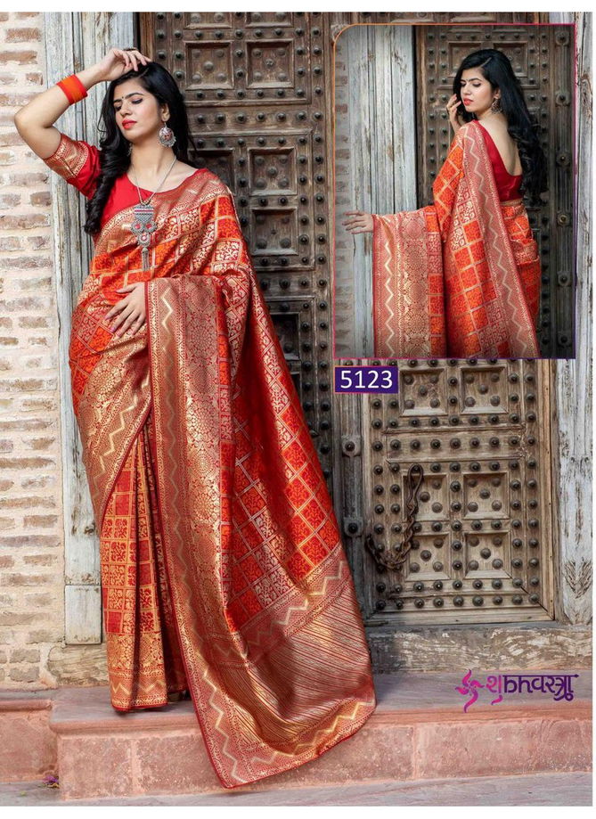 Subhvastra Rajwadi Vol 1 Exclusive Designer Banarasi Silk Festival Wear Saree Collection 